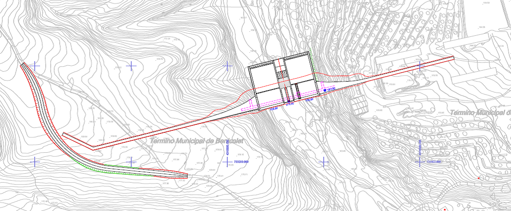 Detailed design of flood control and environmental restoration measures, in the Serpis River Basin (Spain)