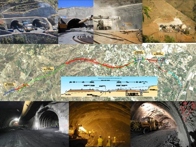 Supervisión de la construcción de la Autovía A-7, tramo Almuñecar (Taramay) a Salobreña (Lobres) en la provincia de Granada (España)